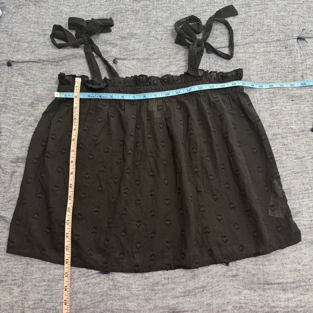 Cleobella Eyelet Black Hearts Organic Cotton Tank Size M - Picture 6 of 6